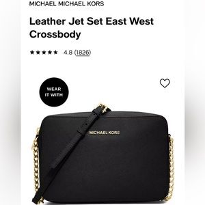 Michael Kors Leather crossbody purse